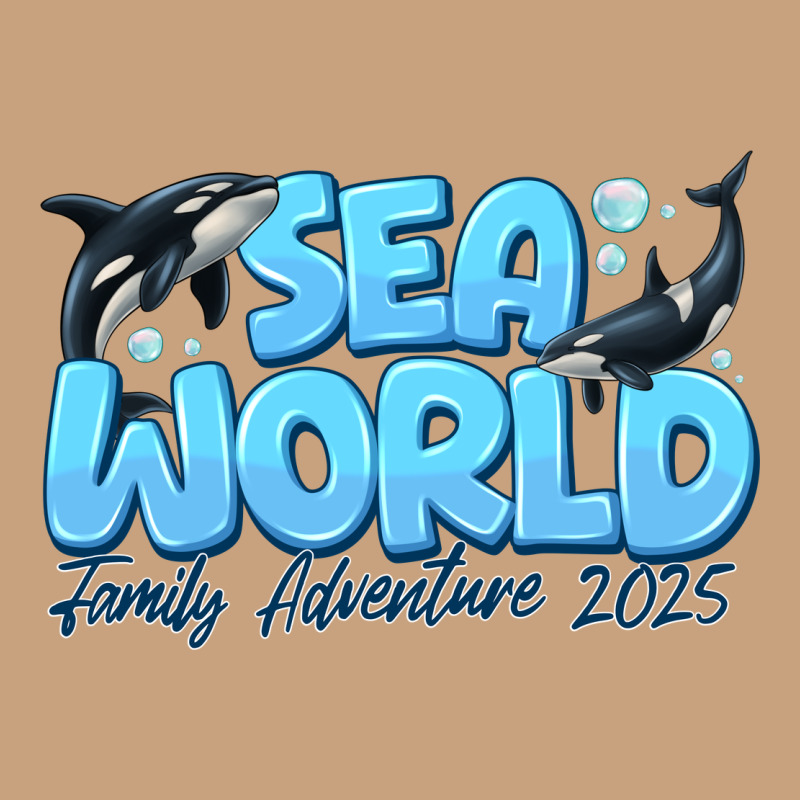 Sea World Family Adventure 2025 Vintage Tee by CowhideDigitalArt | Teevron