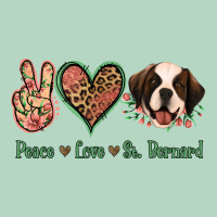 Peace Love St. Bernard Classic Tee | Teevron