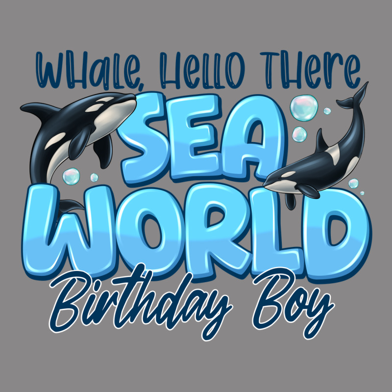 Whale Hello There Sea World Birthday Boy Vintage Tee by CowhideDigitalArt | Teevron