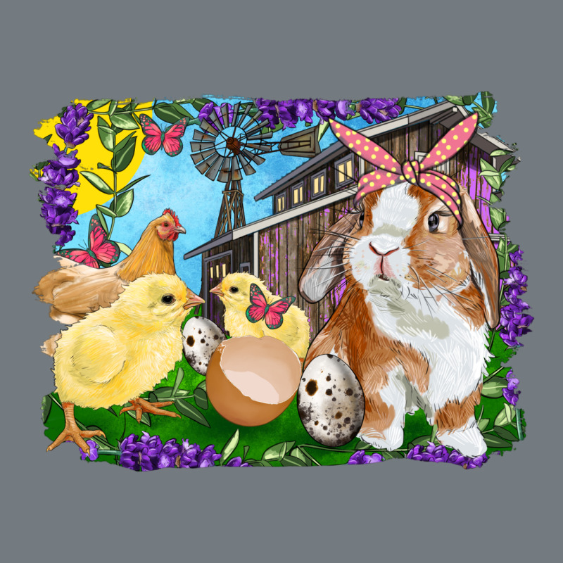 Easter Farm Chicks And Bunny Heavyweight Sweatshirt by RanaPortraitStore | Teevron