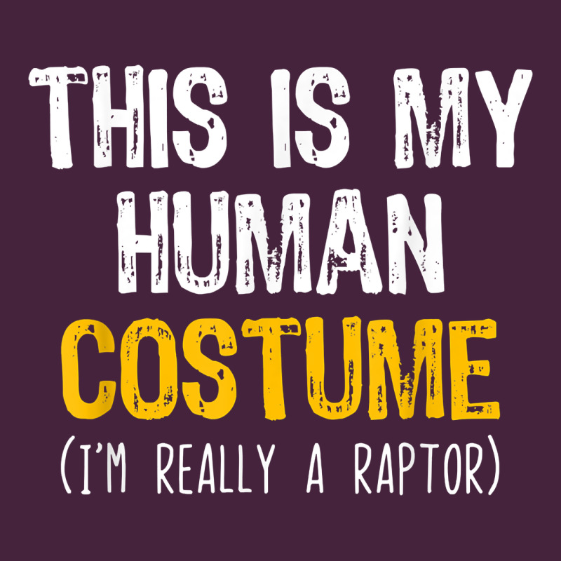 Human Costume Raptor Halloween Velociraptor Lazy Easy T Shirt Premium Tee by baoMotion | Teevron