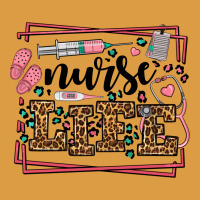 Nurse Life Leopard Frame Urban Heavy Tee | Teevron