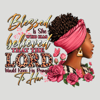 Blessed Is She Who Has Believed Afro Woman Zipper Hoodie | Teevron