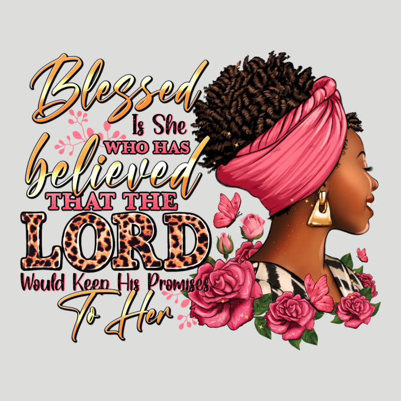 Blessed Is She Who Has Believed Afro Woman Zipper Hoodie by RanaPortraitStore | Teevron