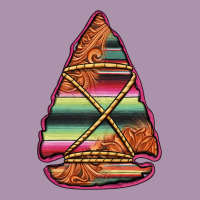 Serape Tooled Leather Arrowhead Heavyweight Hoodie | Teevron