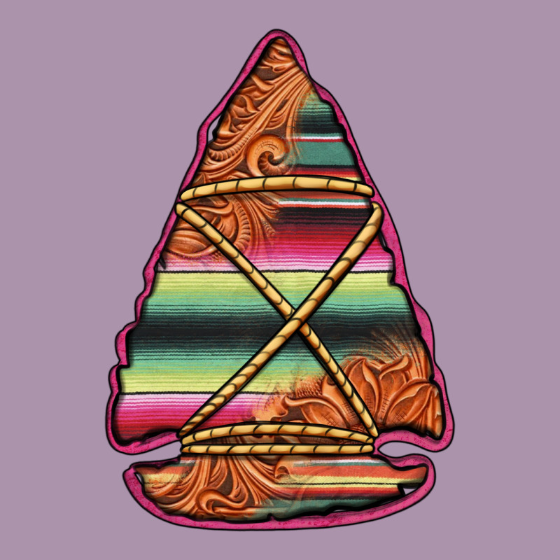 Serape Tooled Leather Arrowhead Heavyweight Hoodie by Jasminsmagicworld | Teevron