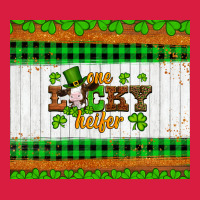 St Patricks One Lucky Heifer Premium Hoodie | Teevron
