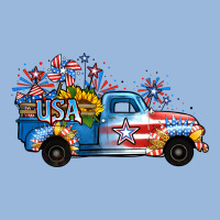 Usa 4th Of July Sunflower Truck Premium Hoodie | Teevron