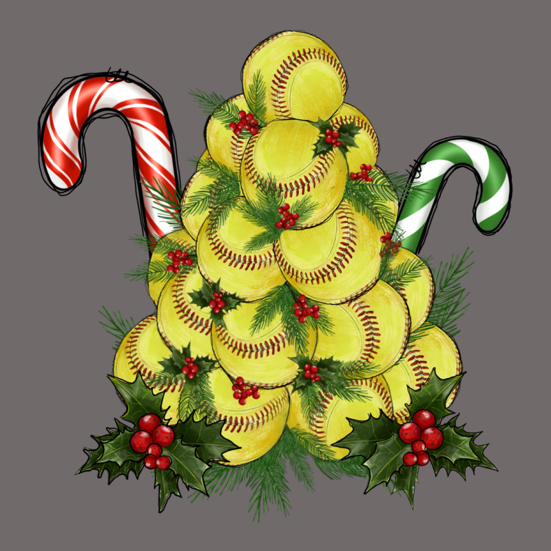 Softball Christmas Tree Urban Hoodie by RanaPortraitStore | Teevron