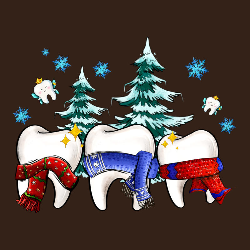 Dental Christmas Tree Teeth And Winter Ado Heavy Core Tee by OliviaCreatesArt | Teevron
