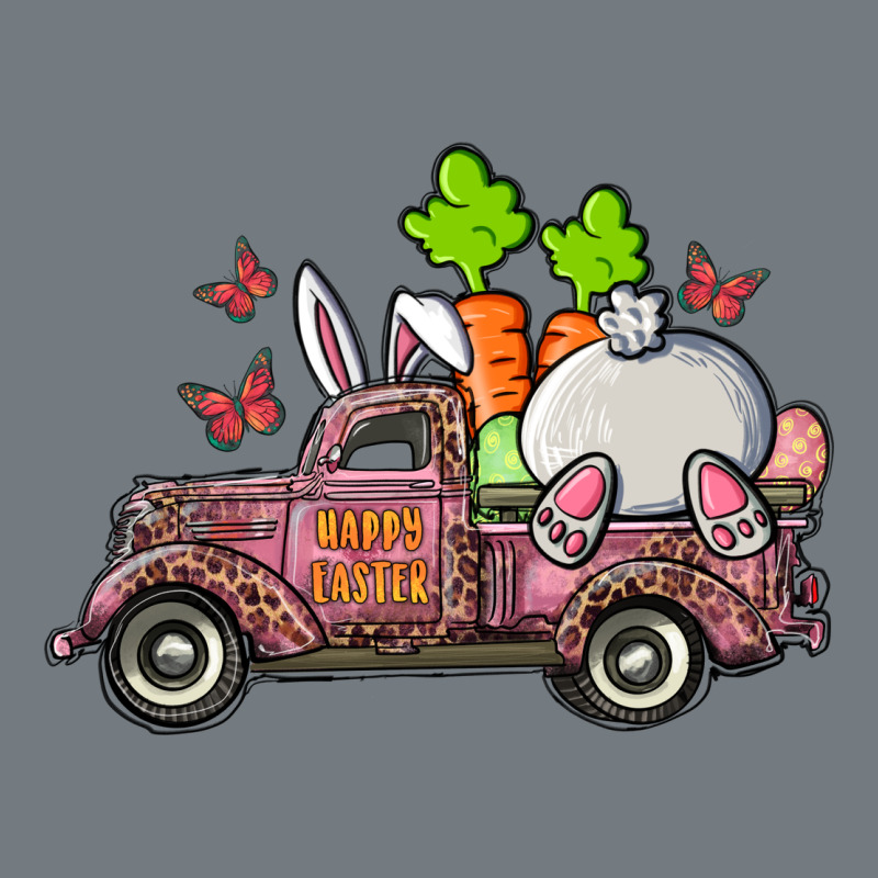 Happy Easter Pink Truck With Bunny Heavyweight Sweatshirt by RanaPortraitStore | Teevron