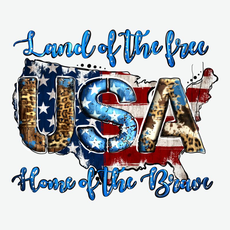 Land Of The Free Home Of The Brave American Flag Background Urban Heavy Tee by Jasminsmagicworld | Teevron