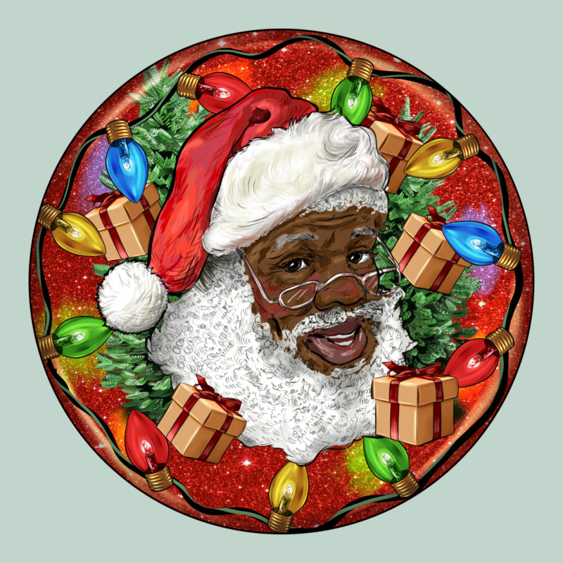 Black Santa Christmas Zipper Hoodie by RanaPortraitStore | Teevron