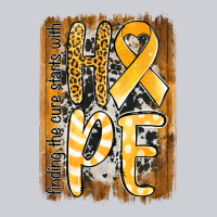 Finding The Cure Starts With Hope Childhood Cancer Awareness  With Bac Heavyweight Sweatshirt | Teevron