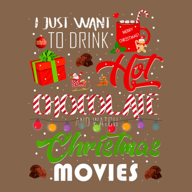 I Just Want To Drink Hot Chocolate Watch Christmas Movies Premium Premium Tee by baoMotion | Teevron
