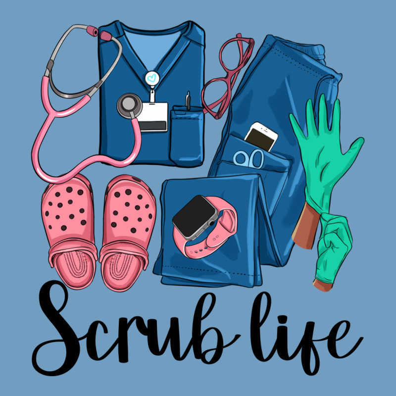 Scrub Life Nurse Urban Heavy Tee by LillyAllenDesigns | Teevron
