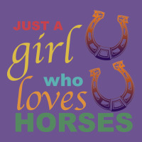 Just A Girl Who Loves Horses Vintage Tee | Teevron