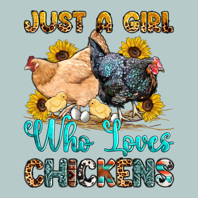 Just A Girl Who Loves Chickens Heavy Core Tee by OliviaCreatesArt | Teevron