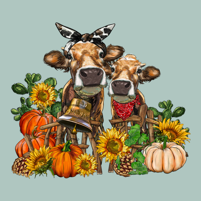 Fall Heifer Cows Premium Sweatshirt by RanaPortraitStore | Teevron