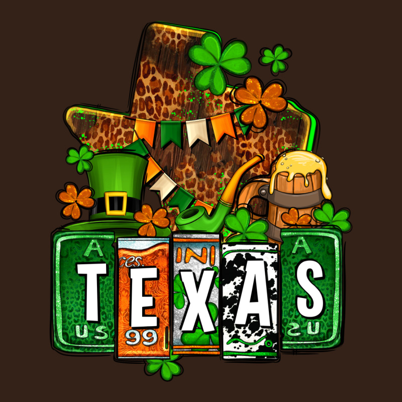 St. Patrick's Texas Map Heavy Core Tee by OliviaCreatesArt | Teevron