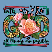With God All Things Are Possible Leopard Frame Urban Heavy Tee | Teevron