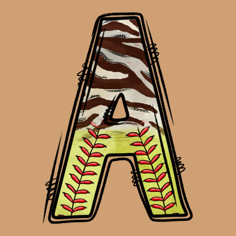 Softball Alphabet A Vintage Tee by CowhideDigitalArt | Teevron