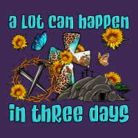 Easter A Lot Can Happen In Three Days Western Sunflowers Premium Hoodie | Teevron