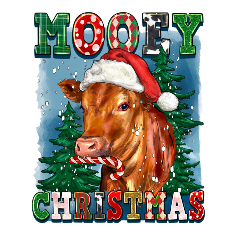 Mooey Christmas Heifer Ladies Tee by FaDigitalArtStudio | Teevron