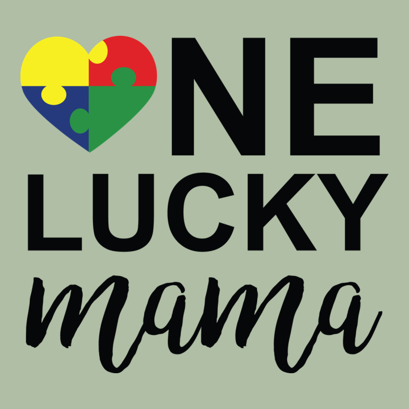 One Lucky Mama Urban Heavy Tee by CowhideDigitalArt | Teevron