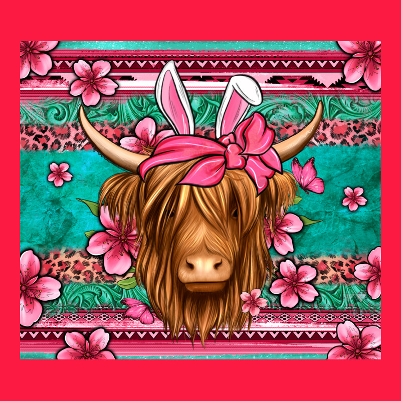 Easter Longhaired Cow Zipper Hoodie by Jasminsmagicworld | Teevron