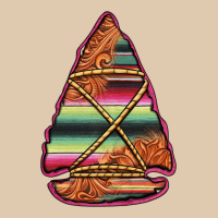 Serape Tooled Leather Arrowhead Heavyweight Sweatshirt | Teevron