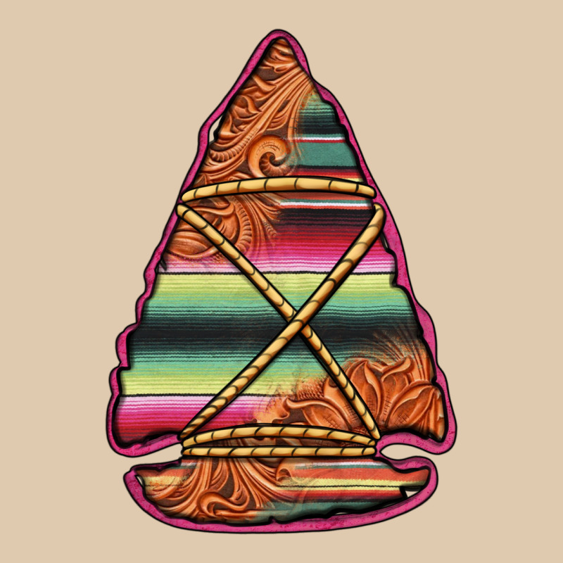 Serape Tooled Leather Arrowhead Heavyweight Sweatshirt by Jasminsmagicworld | Teevron