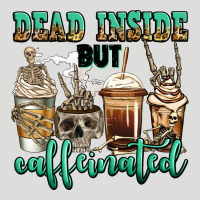 Dead Inside But Caffeinated Skeleton Coffee Cups Zipper Hoodie | Teevron