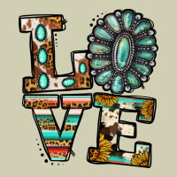 Turquoise Serape Love Heavy Core Tee | Teevron