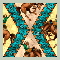 Native American Aztec Seamless Pattern 6 Ladies Tee | Teevron