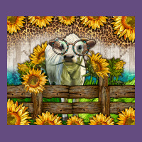 Western Charolais Heifer With Sunflowers Vintage Hoodie | Teevron