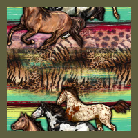 Horses Seamless Pattern Vintage Tee | Teevron