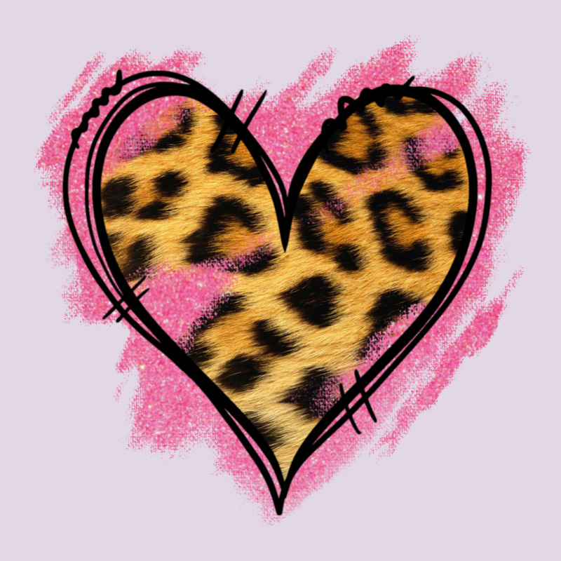 Leopard Pink Glitter Heart Classic Tee by Jasminsmagicworld | Teevron