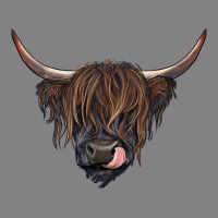 Black Highland Cow Heavyweight Hoodie | Teevron