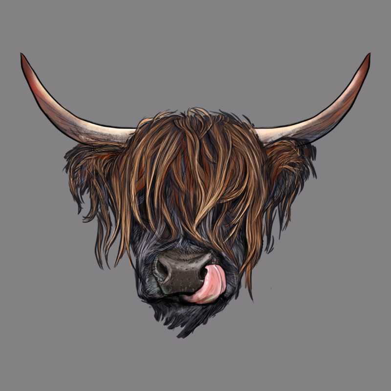 Black Highland Cow Heavyweight Hoodie by RanaPortraitStore | Teevron