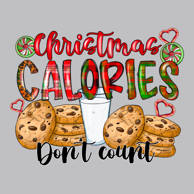 Christmas Calories Dont Count Long Sleeve Tee by CowhideDigitalArt | Teevron
