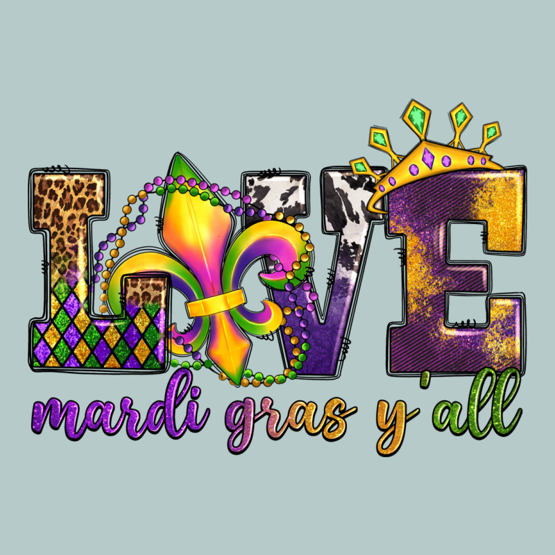 Love. Ardi Gras Y'all Heavy Core Tee by OliviaCreatesArt | Teevron