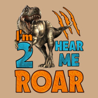 I'm Two Hear Me Roar Dinosaur Birthday Vintage Hoodie | Teevron
