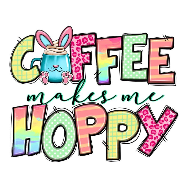 Coffee Makes Me Hoppy Easter Zipper Hoodie by Jasminsmagicworld | Teevron