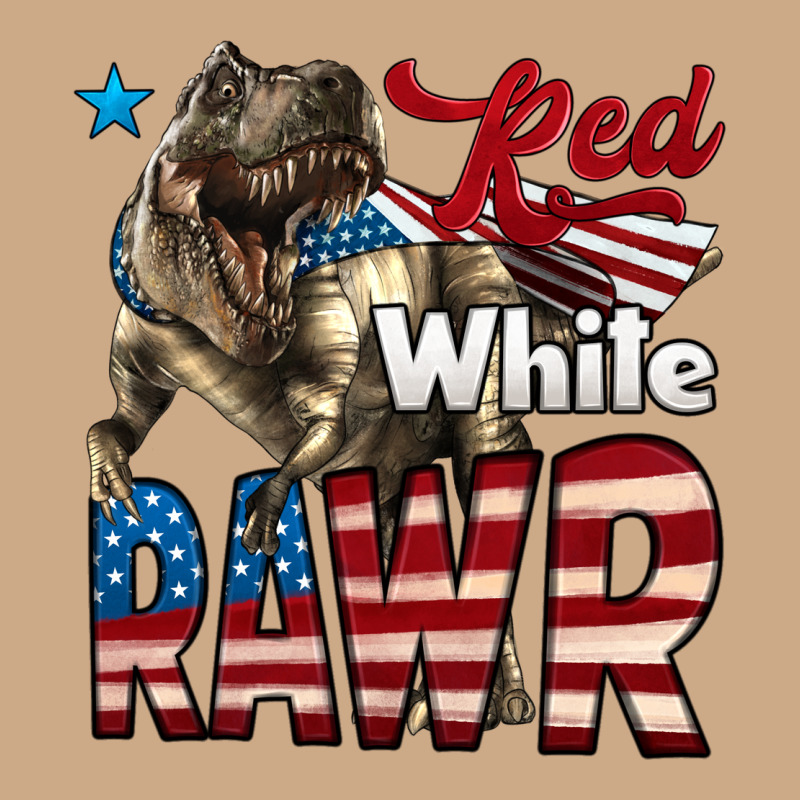 Red White Rawr Dinosaur T-rex Vintage Hoodie by LillyAllenDesigns | Teevron