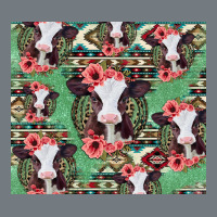 Baby Cow Floral Aztec Tumbler Heavyweight Sweatshirt | Teevron