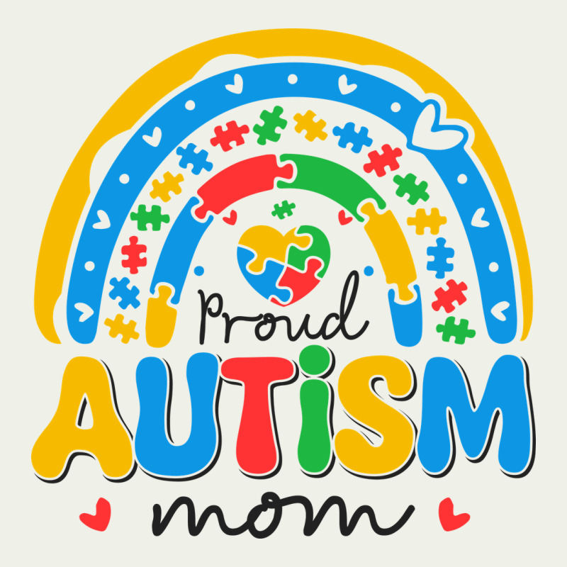 Proud Autism Mom Rainbow Urban Heavy Tee by CowhideDigitalArt | Teevron