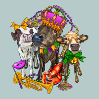 Little Cows And Mardi Gras Party Olivia Heavy Core Tee | Teevron