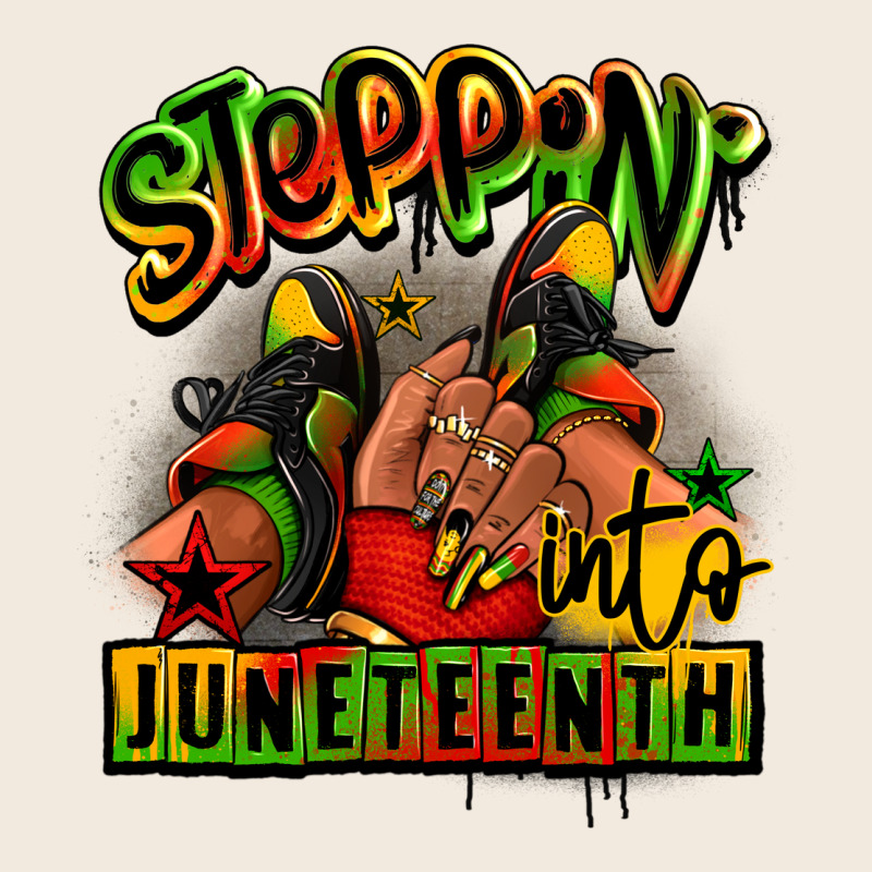 Steppin' Into Juneteenth Black Girl Sneakers Zipper Hoodie by RanaPortraitStore | Teevron