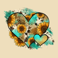Leopard Sunflower Cowhide Glitter Heart Premium Hoodie | Teevron